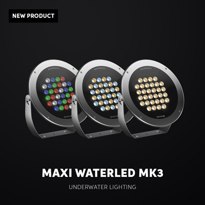 Maxi WaterLED MK3. Potenza & eleganza.